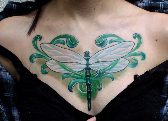 Ty McEwen - dragonfly tattoo